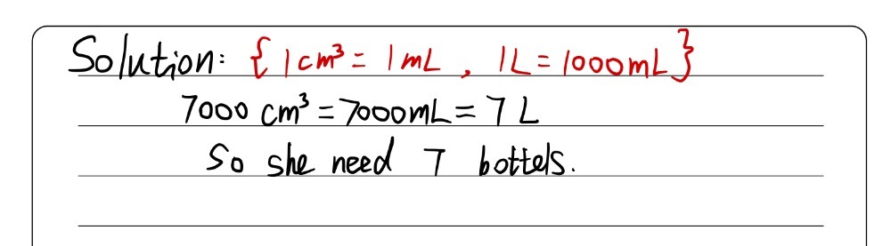 Liter Till Cm3 Liter Till Cm3