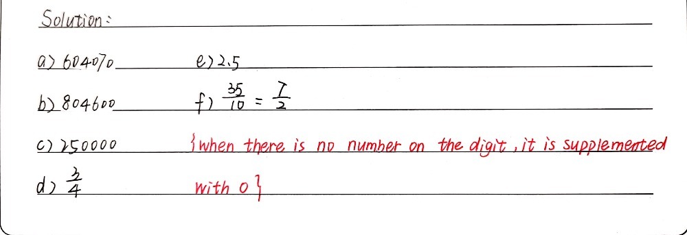Change To Number Form Or Fraction Form A Six Hund Gauthmath
