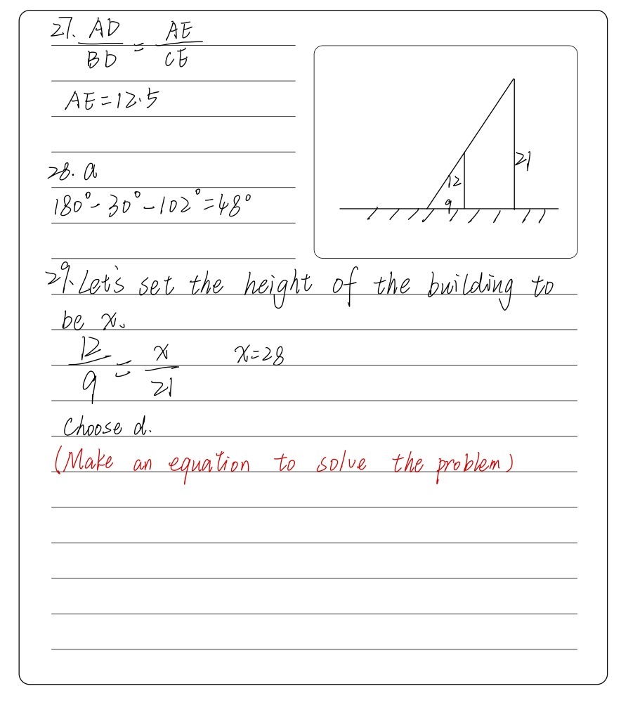 O No Not Similar A 27 Find Ae A 12 5 B 11 Gauthmath O No Not Similar A 27 Find Ae A 12 5 B 11 Gauthmath