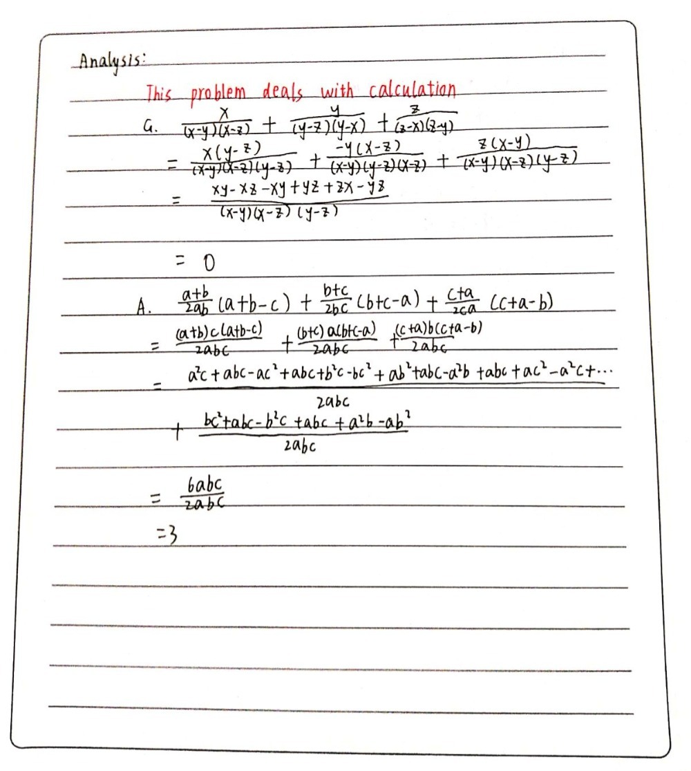 G Fracxx Yx Z Fracyy Zy X Fraczz Xz Y P 9 A A B Gauthmath