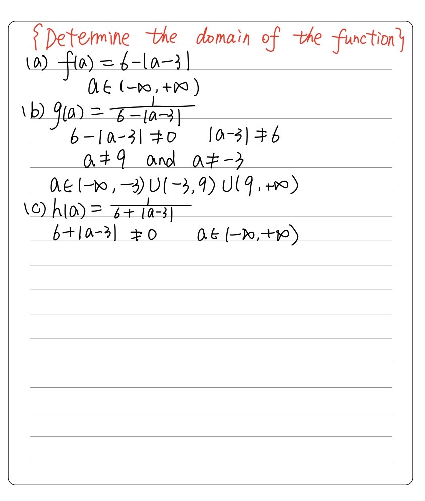 Write the domain in interval notation. a fa=26-a-26 - Gauthmath