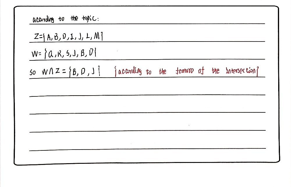 Given U A B C D E F G Q R S T X Y Z A B D I J L M Gauthmath