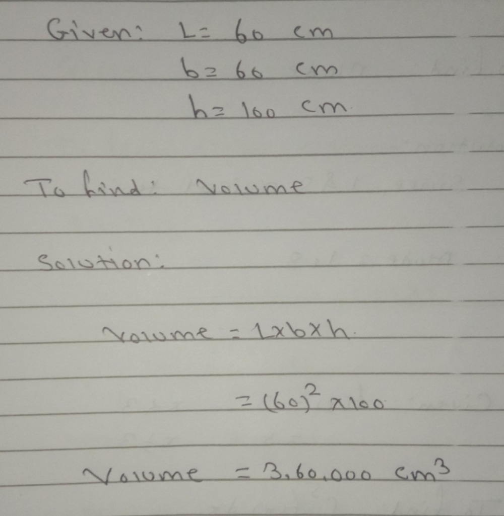 2 A Refrigerator Has A Square Base With Each Side Gauthmath