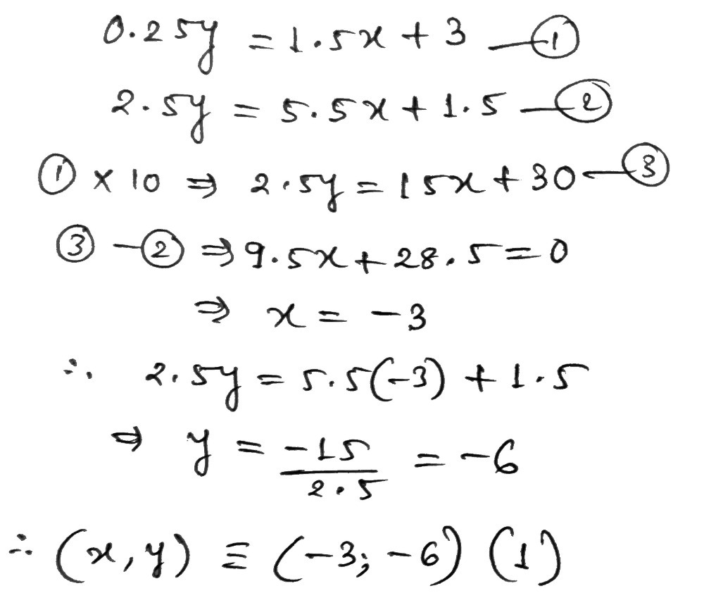 Question 9 Solving The System Of Linear Equations Gauthmath