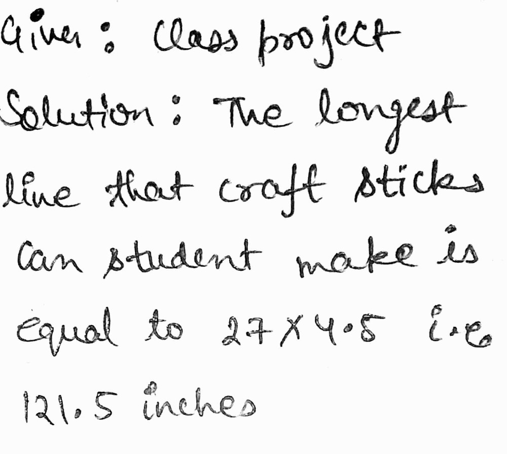 For A Class Project An Art Teacher Gives Each Stu Gauthmath For A Class Project An Art Teacher Gives Each Stu Gauthmath
