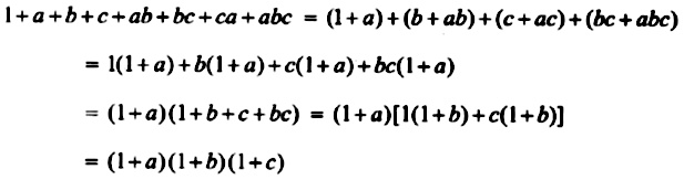 Resolve Into Factors 1 A B C Ab Ca Abc Snapsolve