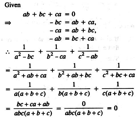 If Ab Ca 0 Then Find The Value Offrac 1 A 2 Frac 1 B 2 Ca Frac 1 C 2 Ab Snapsolve