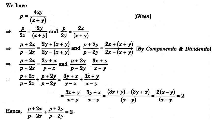 If Tex P Frac 4xy X Y Tex Prove That Tex Frac P 2x P 2x Frac P 2y P 2y 2 Tex Snapsolve