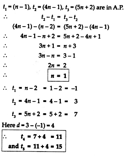 If Numbers N 2 4n 1 And 5n 2 Are Ina P Find The Value Of N And Its Next Two Terms Snapsolve