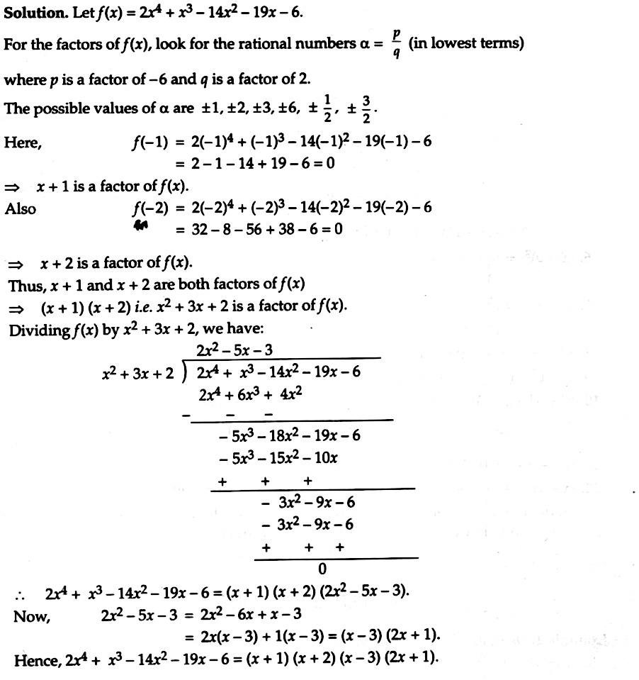 Factorise 2x 4 X 3 14x 2 19x 6 Snapsolve