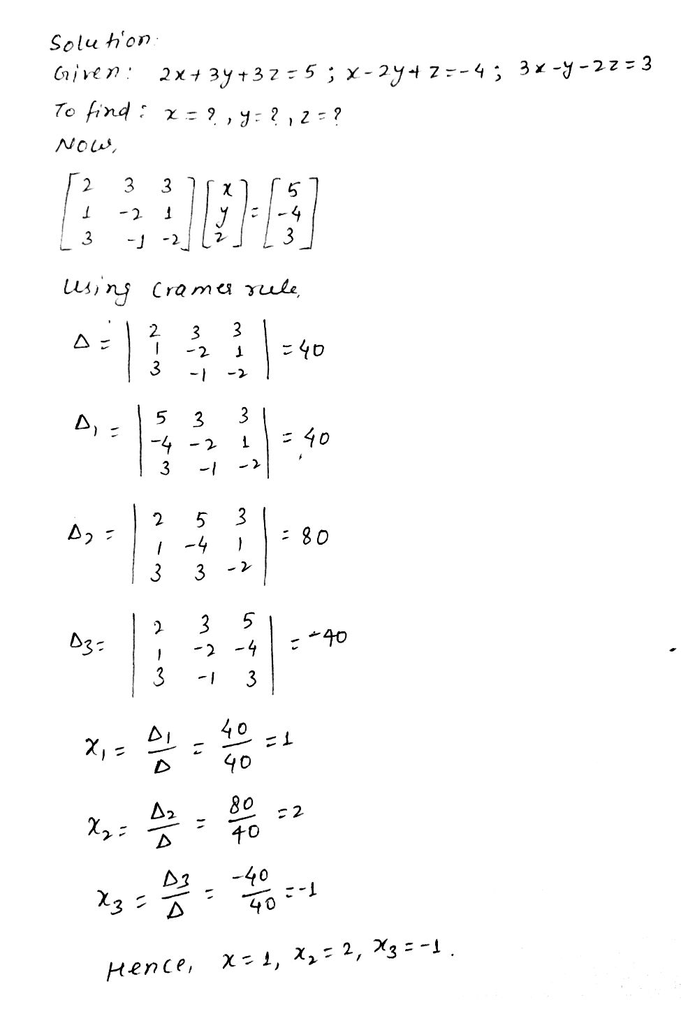 X Y 3z 54x 2y Z 0 X 3y Z 5 Snapsolve