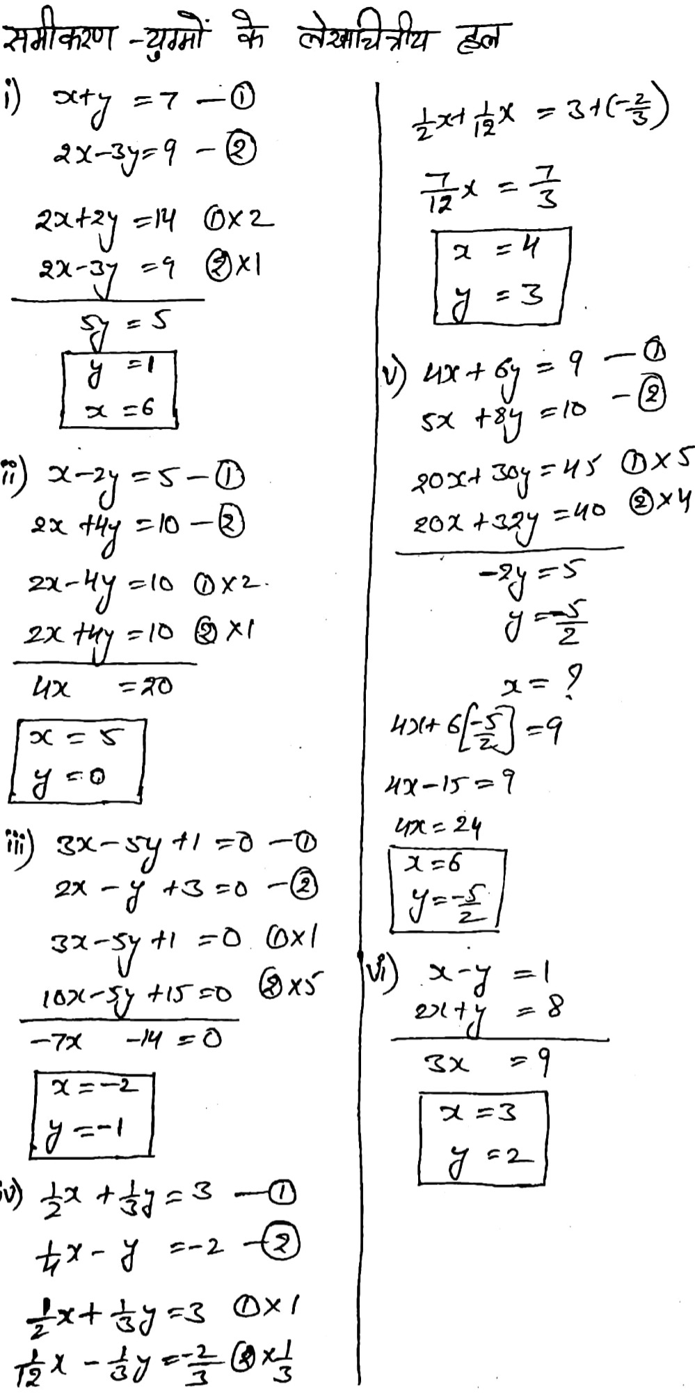 Enfas ǜ zu A El Fred 9 Gafafar Eu G Arglr Za Foadx 2y 5 3x 5y 1 0 I X Y 7 2x 4y 10 2x Y 3 02x 3y 9 Iv Frac 1 2 X Frac 1 3 Y 3 V 4x 6y 9 Vi X Y 1frac 1 4 X Y 2 5x 8y 10 2x Y 8c Vii 2x Y 6 Viii 2x 3y 12 Ix X 4yneq