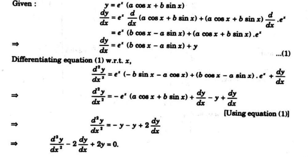 Ffrwiǜ求不市师fq1y E X Acos X Bsin X Frac D 2 Y Dx 2 2frac Dy Dx 2y 0 Snapsolve