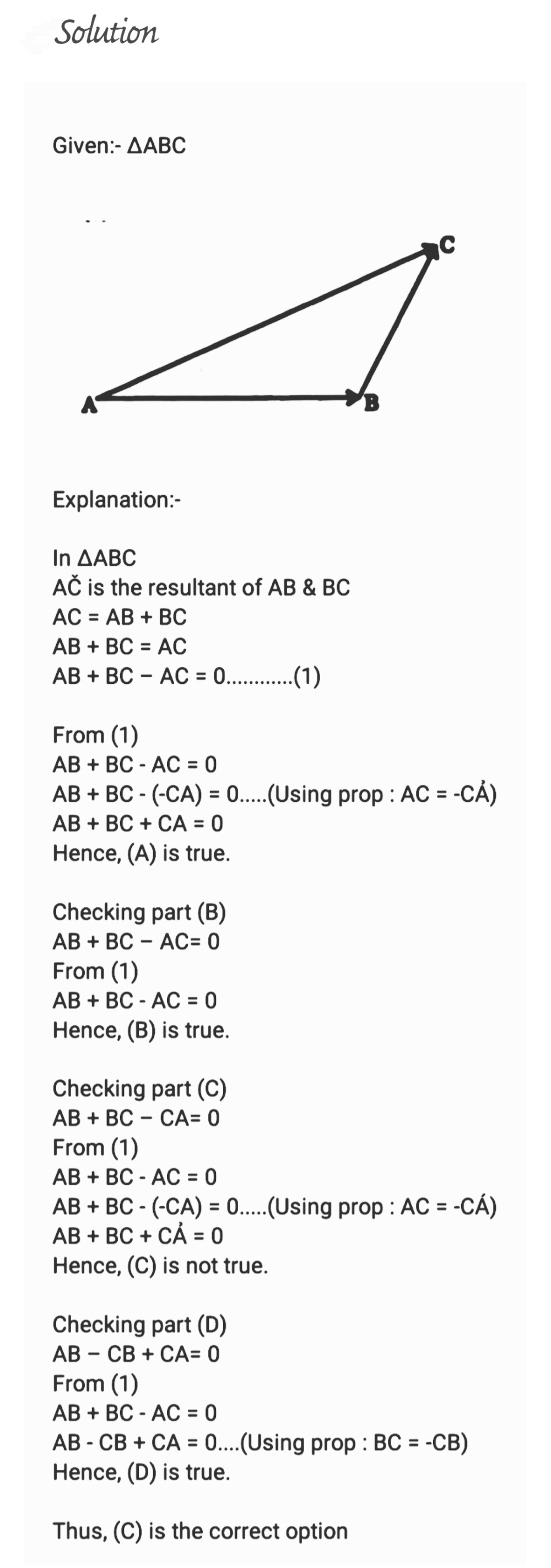 Fyabc F 市afafgiimt Tex Dot 6 Tex 7 A Tex Overrightarrow Ab Overrightarrow Overrightarrow Ca Overrightarrow O Tex Tex Overrightarrow Ab Overrightarrow Overrightarrow Ac Overrightarrow 0 Tex B C Tex