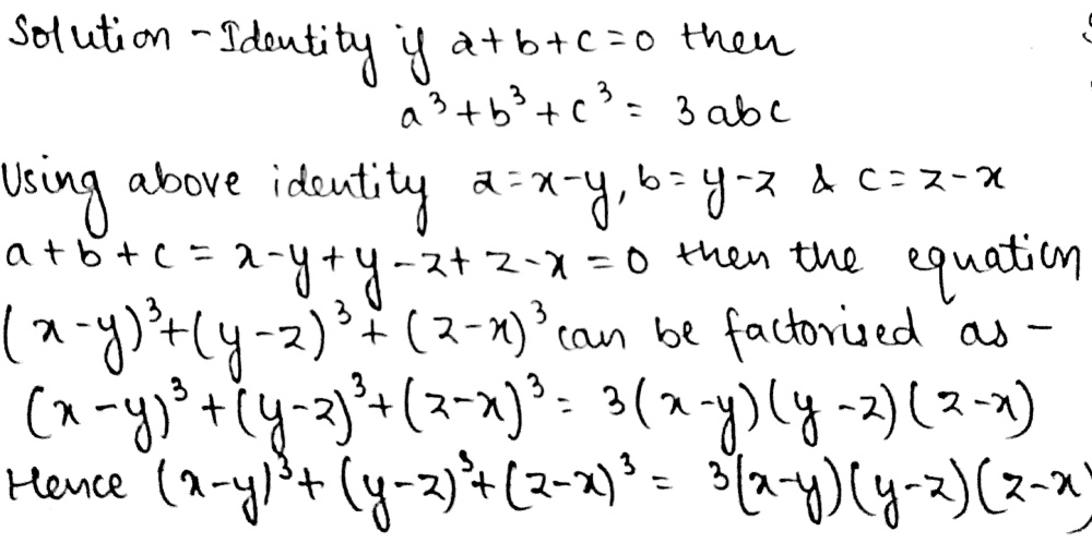 5 Factorise X Y 3 Y Z 3 Z X 3 Snapsolve