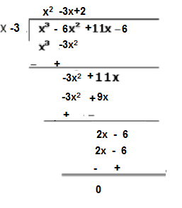 If One Zero Of The Polynomial P X X3 6x2 11x 6 Is 3 Find The Other Two Zeros Snapsolve