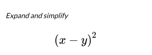 Expand And Simplify X Y2 2 Marks Gauthmath